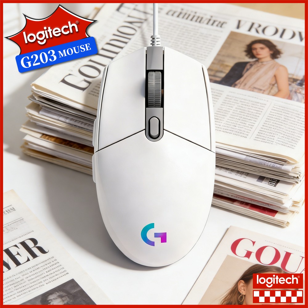 Logitech Mouse G203 - Mouse da Gaming Cablato Logitech G203
