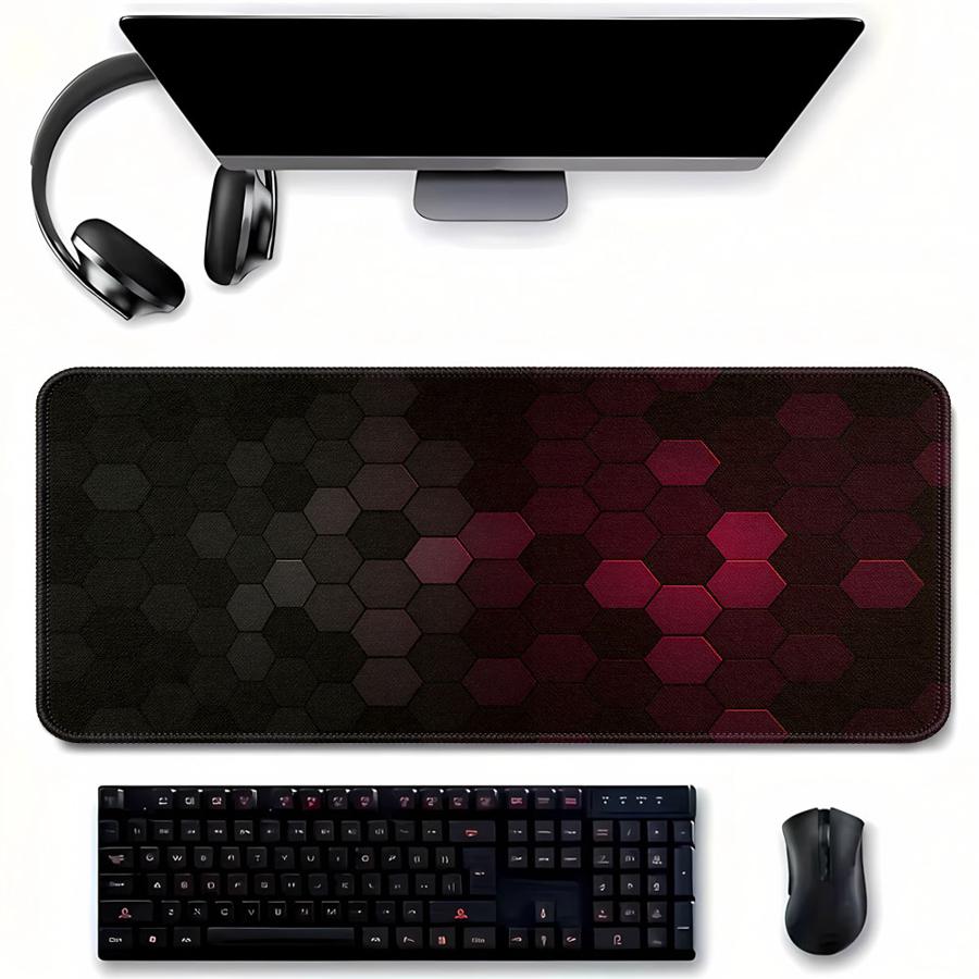 Tech Accessories For Laptop - Tappetino per mouse Red Honeycomb Tech,