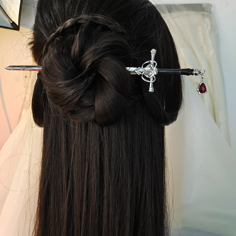 Vintage Tech Accessories - Bacchetta per capelli a forma di