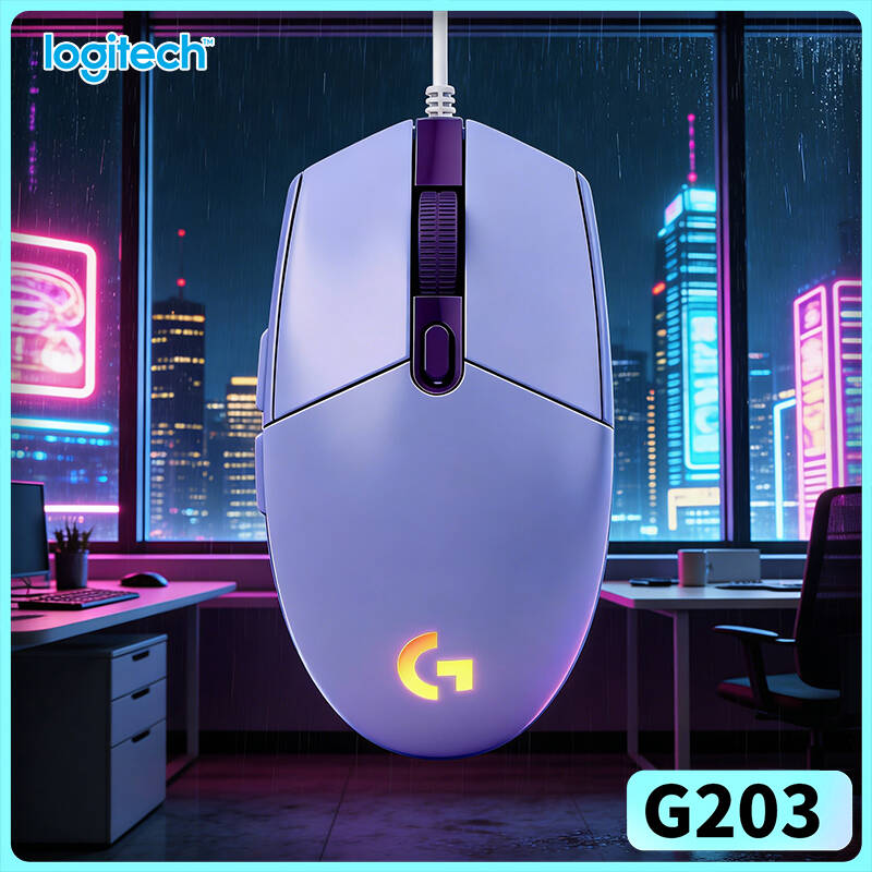 Logitech Mouse G203 - Mouse da Gaming Logitech G203, Sensore