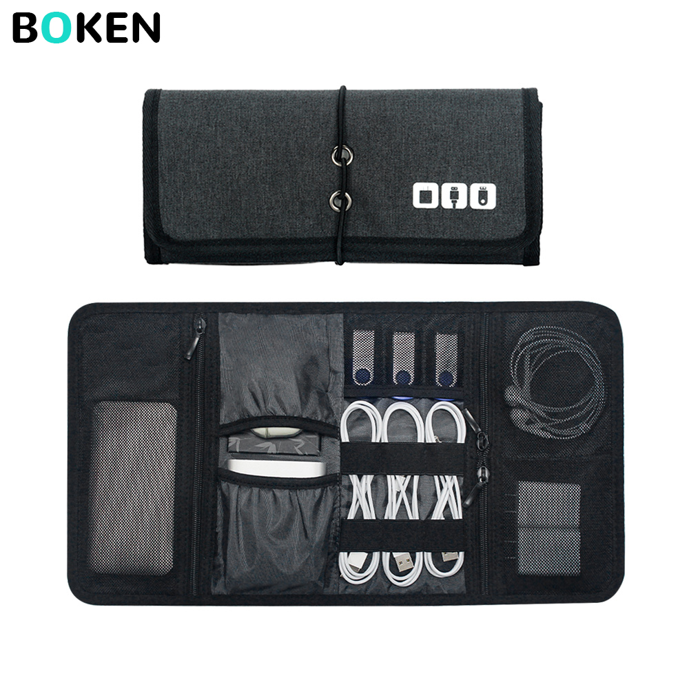 Tech Accessories Storage - Borsa Organizer per Accessori Elettronici, Custodia