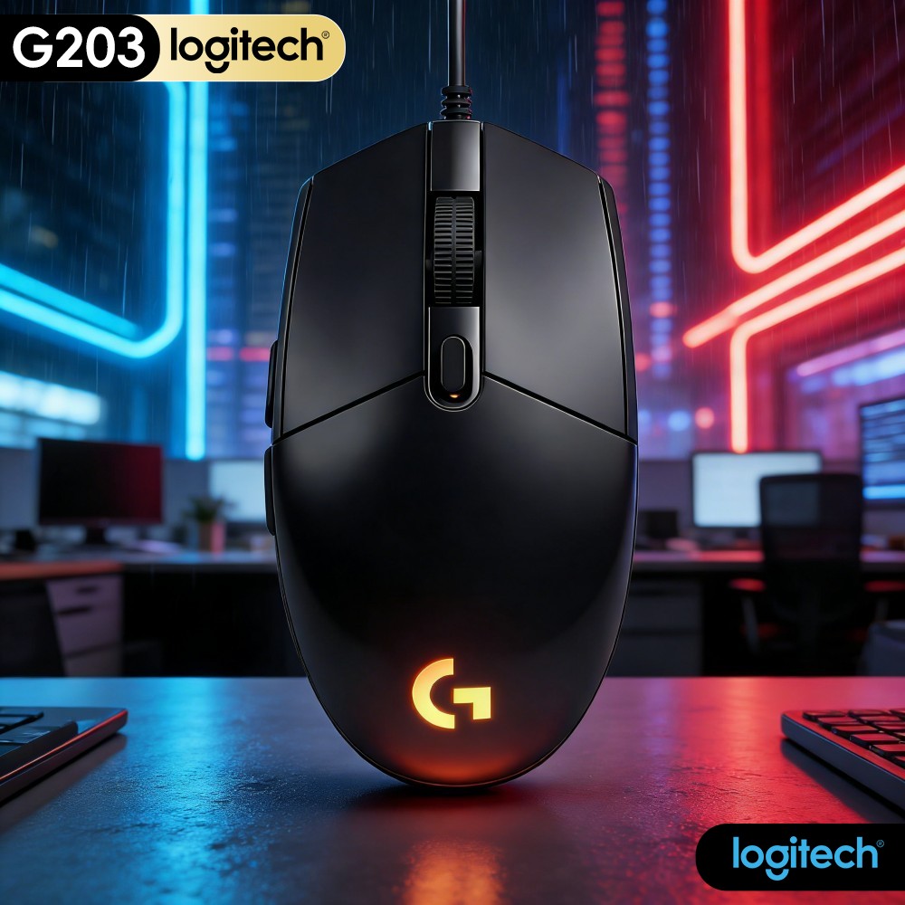 Logitech Mouse G203 - Mouse da Gaming Cablato Logitech G203