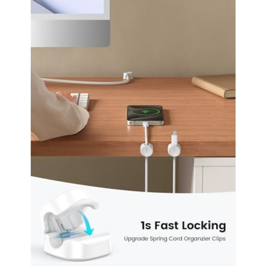 Set di 8 Organizzatori per Cav - Desk Cable Clip recensione e prezzo