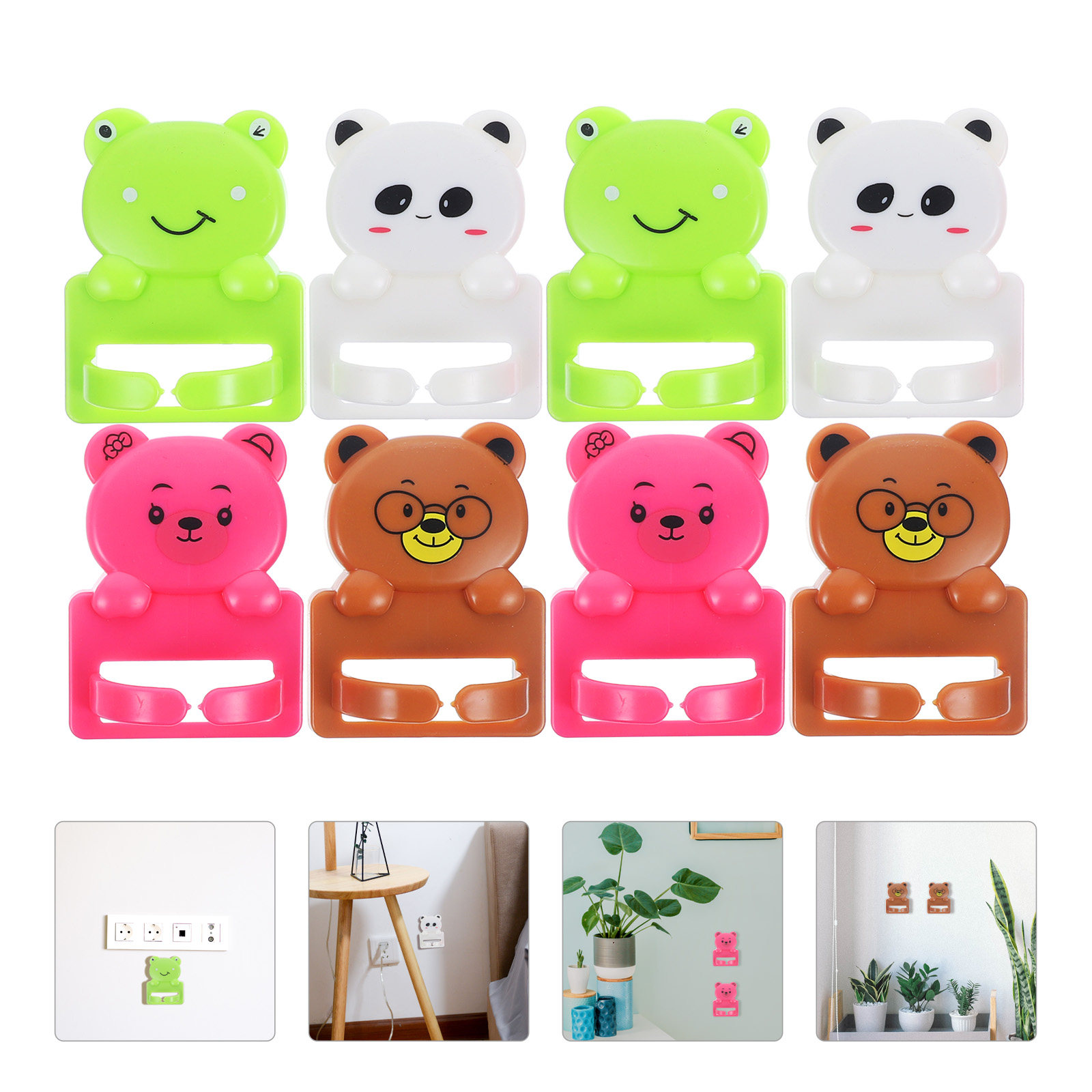 8 Pezzi Ganci a ventosa a form - Desk Cable Clip recensione e prezzo