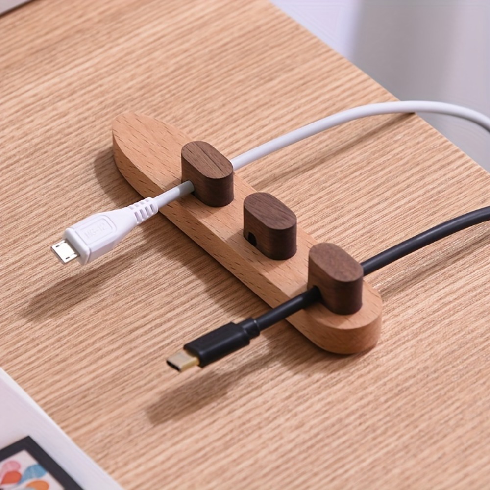Organizzatore di Cavi in Legno - Desk Cable Clip recensione e prezzo