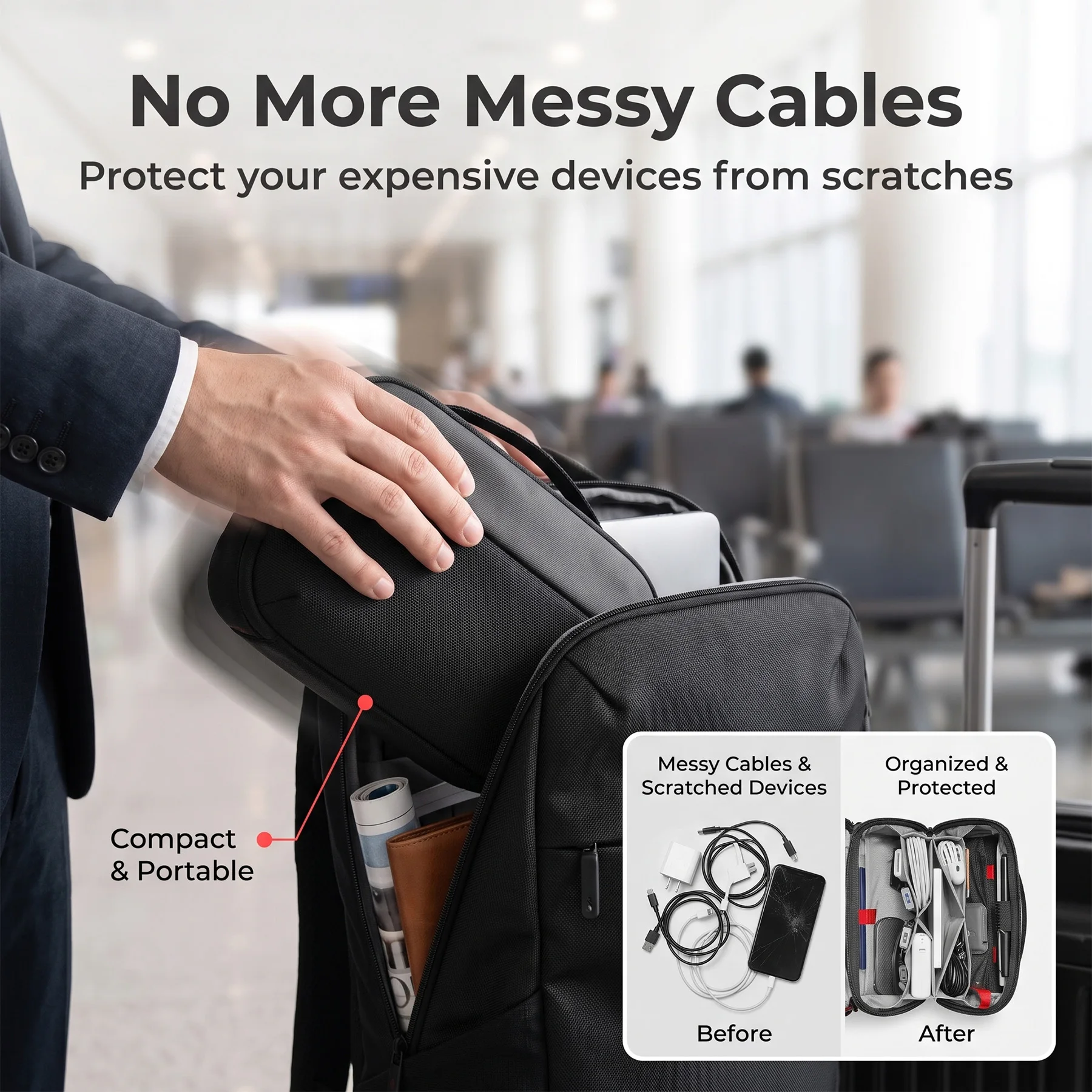 Organizer da Viaggio per Dispo - Tech Accessories Storage recensione e prezzo