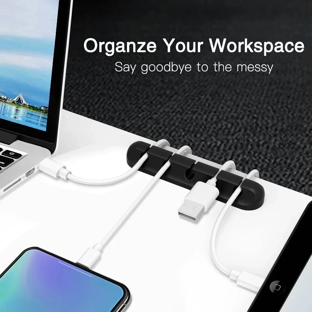 Organizzatore Adesivo per Cavi - Desk Cable Clip recensione e prezzo
