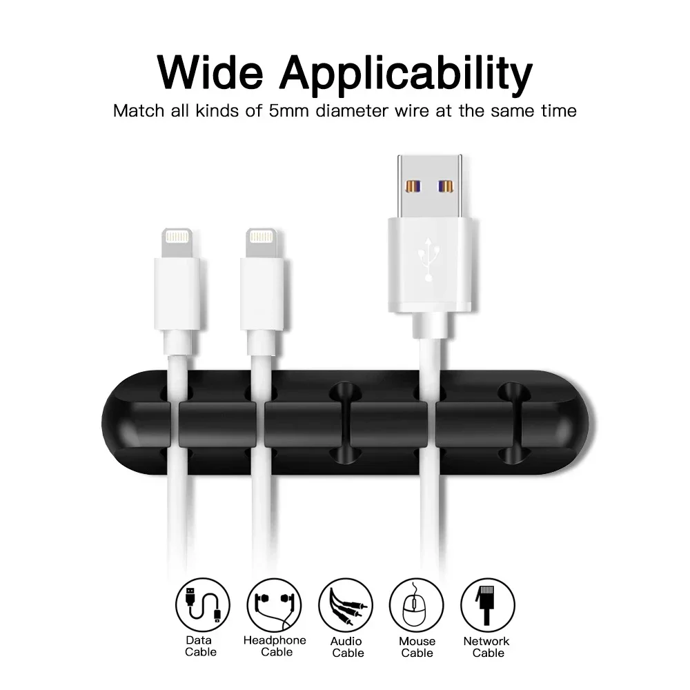 Organizzatore Adesivo per Cavi - Desk Cable Clip recensione e prezzo