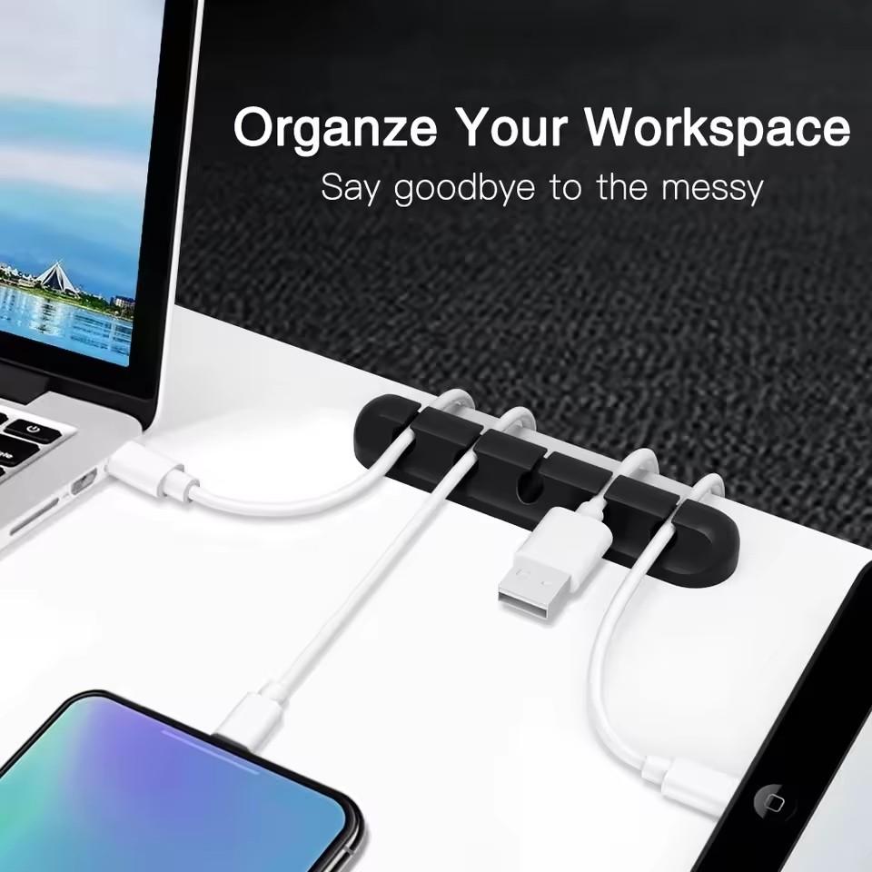 Organizzatore di Cavi USB in S - Desk Cable Clip recensione e prezzo